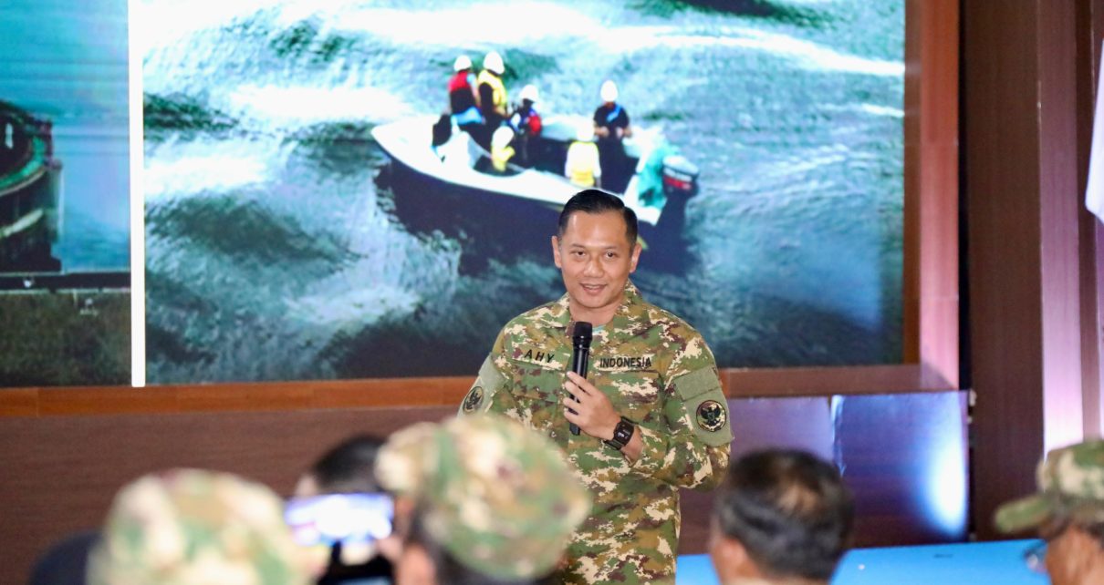 AHY pengarahan di retret kepala daerah