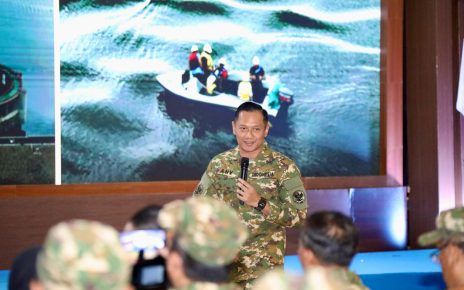AHY pengarahan di retret kepala daerah