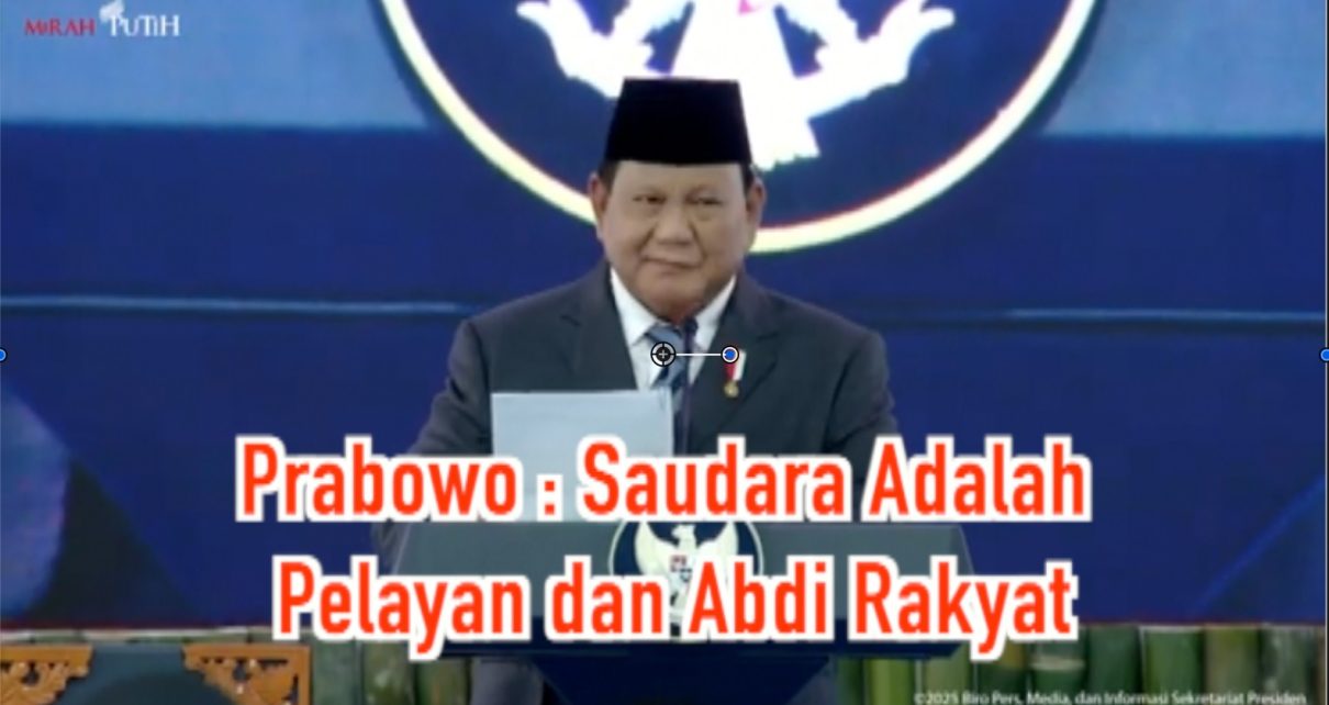 Pesan Prabowo ke Kepala Daerah : Saudara Adalah Pelayan dan Abdi Rakyat