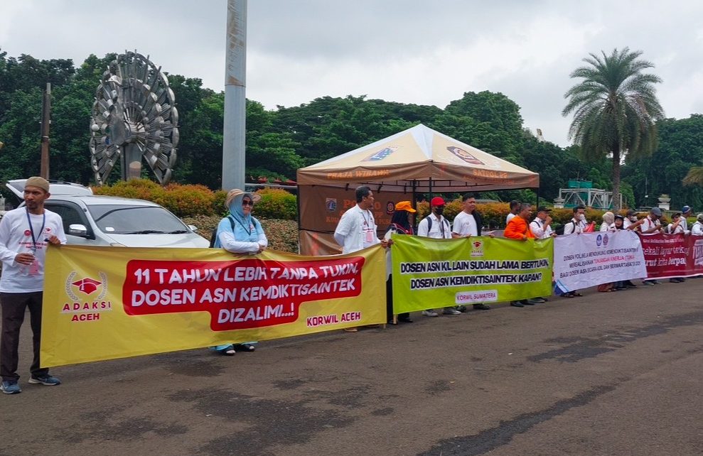 Aliansi Dosen Gelar Demo di Istana Hari ini, Tuntut Pencairan Tukin 2020-2024