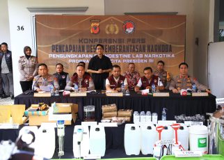 Terbesar se-Jabar, Polisi Temukan 1 Ton Tembakau Sintetis di Pabrik Narkoba Sentul