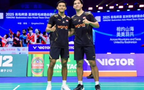 Bekuk China 3-1, Indonesia Juara Kejuaraan Beregu Campuran Asia 2025