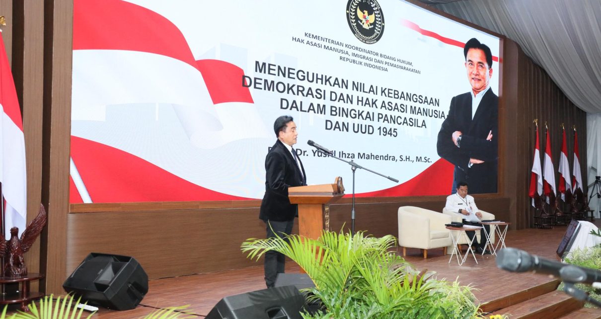 Menko Kumham Imipas Yusril Ihza Mahendra