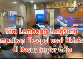 Tom Lembong Langsung Sampaikan Eksepsi usai Didakwa di Kasus Impor Gula