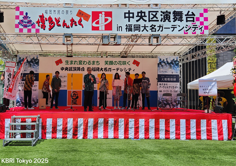 Ragam Seni Budaya Indonesia Jadi Daya Tarik Warga Jepang dalam Festival Hakata Dontaku Fukuoka 2025