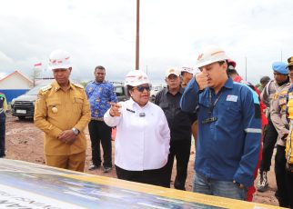 Ribka Haluk Tinjau Progres KPP Papua Selatan