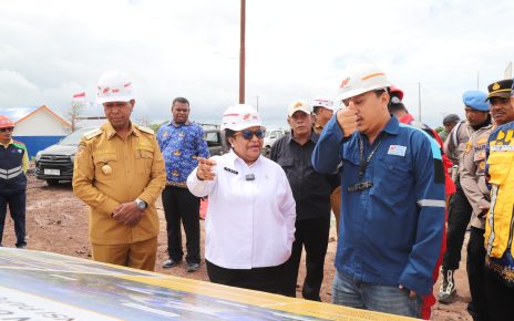 Ribka Haluk Tinjau Progres KPP Papua Selatan