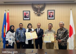 Penandatanganan MoU UPI dan NTUT di Tokyo