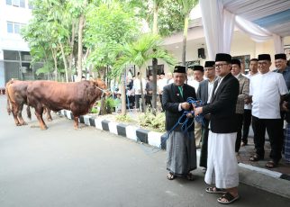 Bima Arya Serahkan HewanKurban