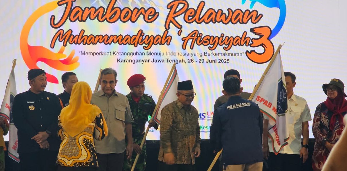 Ahmad Mu’ti Buka Jambore Relawan Muhammadiyah, Tegaskan Jiwa Kemanusiaan Tanpa Batas