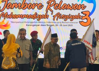 Ahmad Mu’ti Buka Jambore Relawan Muhammadiyah, Tegaskan Jiwa Kemanusiaan Tanpa Batas