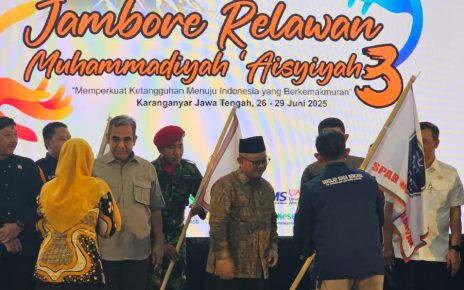 Ahmad Mu’ti Buka Jambore Relawan Muhammadiyah, Tegaskan Jiwa Kemanusiaan Tanpa Batas