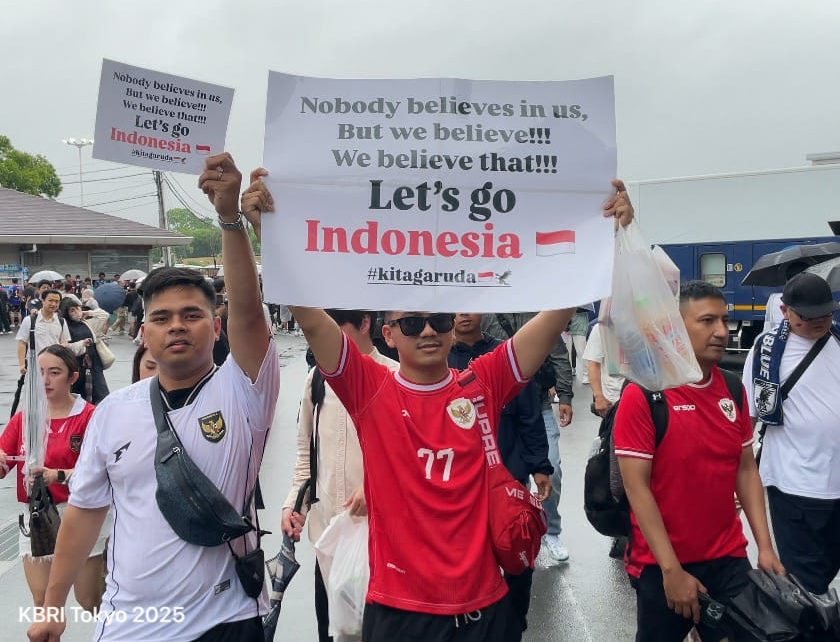 Suporter Timnas di Jepang