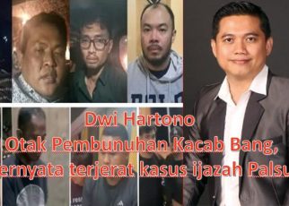Dwi Hartono Otak Pembunuhan Kacab Bank, Ternyata Terjerat Kasus Ijazah Palsu