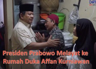 Presiden Prabowo Melayat ke Rumah Duka Affan Kurniawan
