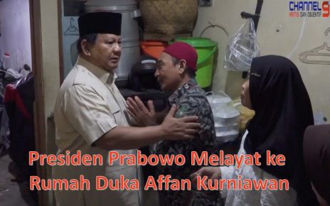 Presiden Prabowo Melayat ke Rumah Duka Affan Kurniawan