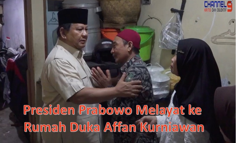 Presiden Prabowo Melayat ke Rumah Duka Affan Kurniawan