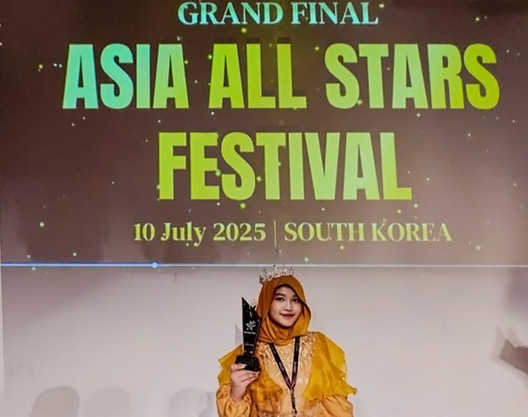Nadhira Lathifa Adzkiya Bersinar di 'Asia All Stars Festival Korea Selatan 2025'