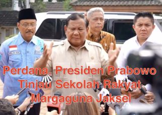Perdana, Presiden Prabowo Tinjau Sekolah Rakyat Margaguna Jaksel