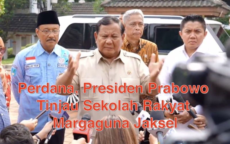 Perdana, Presiden Prabowo Tinjau Sekolah Rakyat Margaguna Jaksel