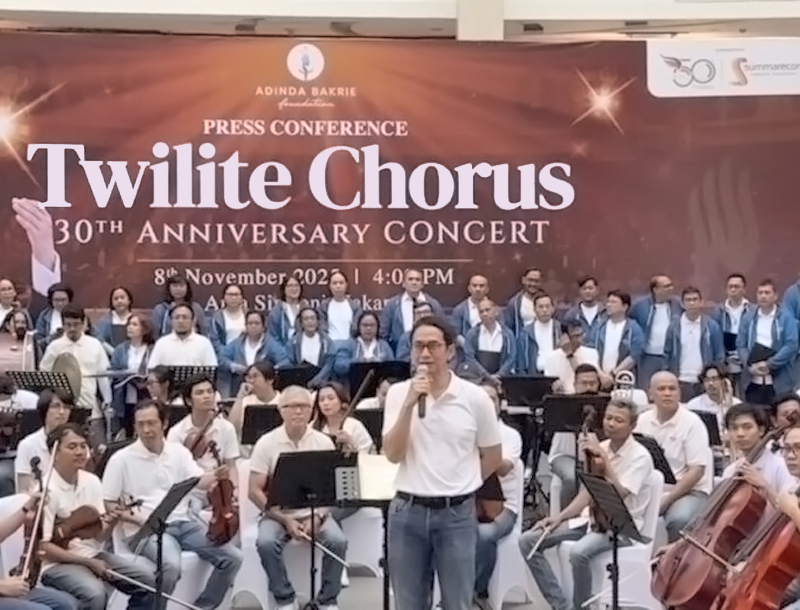 Addie MS Siap Gelar ‘Twilite Chorus 30th Anniversary Concert’ di Aula Simfonia Jakarta