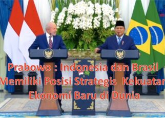 Prabowo: Indonesia dan Brasil Memiliki Posisi Strategis Kekuatan Ekonomi Baru di Dunia