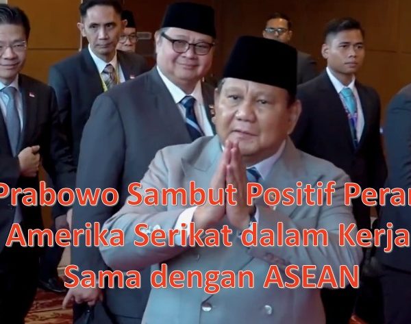 Prabowo Sambut Positif Peran Amerika Serikat dalam Kerja Sama dengan ASEAN