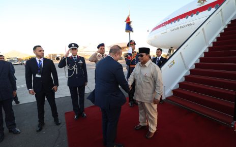 Prabowo mendarat di Mesir