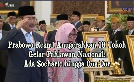 Prabowo Resmi Anugerahkan 10 Tokoh Gelar Pahlawan Nasional: Ada Soeharto hingga Gus Dur