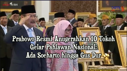Prabowo Resmi Anugerahkan 10 Tokoh Gelar Pahlawan Nasional: Ada Soeharto hingga Gus Dur