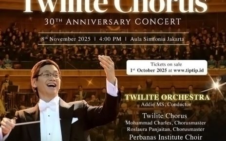Megahnya Konser 3 Dekade Twilite Chorus Memberi Warna Panggung Musik Simponik Indonesia