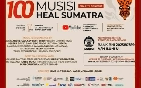 Konser Amal 100 Musisi untuk Sumatera, Berhasil Himpun Dana Rp 17 Miliar