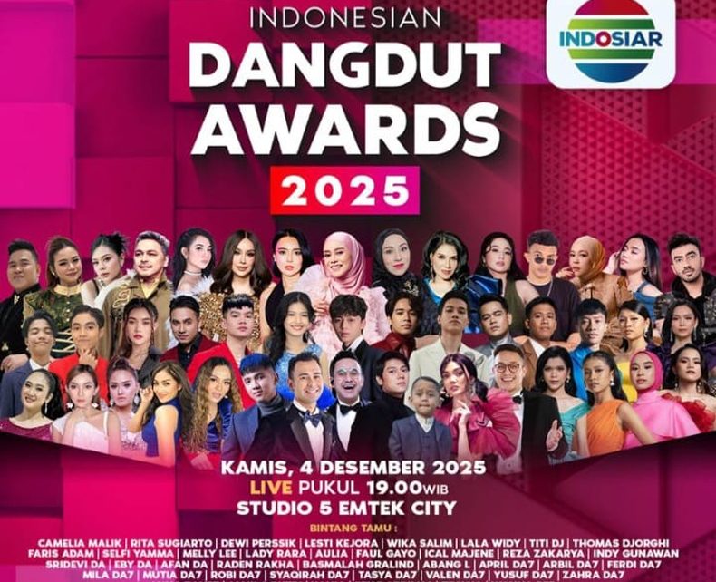 INDOSIAR Siap Gelar Indonesian Dangdut Awards 2025: Lebih Meriah dan Penuh Kejutan