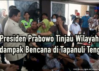 Presiden Prabowo Tinjau Wilayah Terdampak Bencana di Tapanuli Tengah