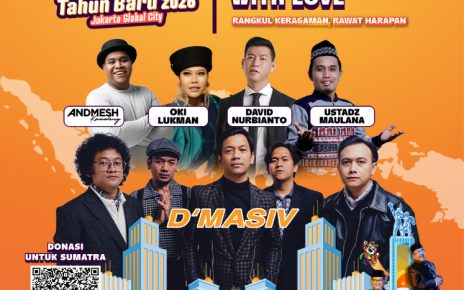 Jakarta Music Festival Digelar Jadi Momen Perayaan Malam Tahun Baru dan Aksi Solidaritas