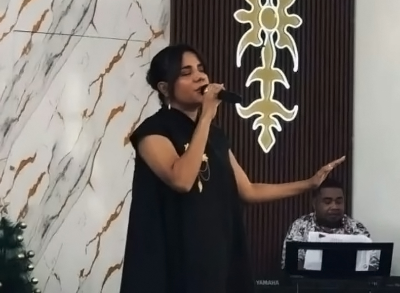 Nowella Idol Terharu Hibur Warga Binaan Lapas Ambon dalam Perayaan Natal 2025