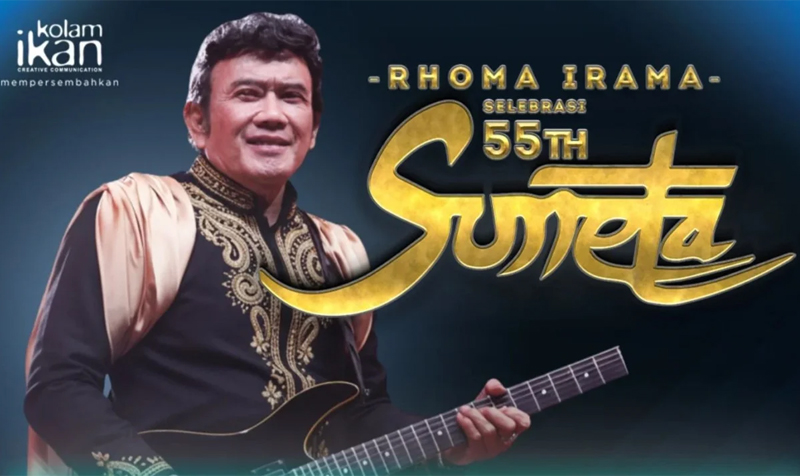 Rhoma Irama Gelar Konser Selebrasi 55th Soneta Apresiasi untuk Para Penggemar Setia