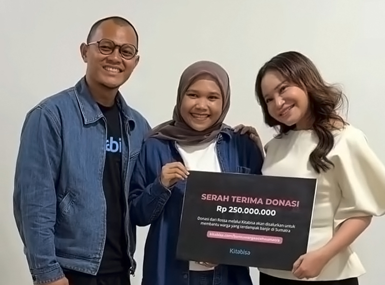 Rossa Beri Bantuan Kemanusiaan untuk Masyarakat Terdampak Bencana di Sumatera