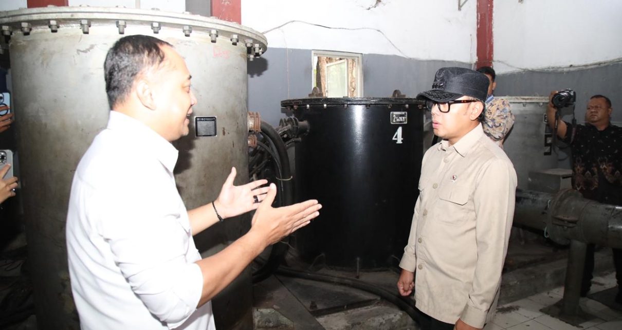 Bima Arya Tinjau Pompa Air Terintegrasi di Surabaya