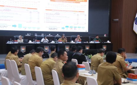 Mendagri dalam Rapat Koordinasi Pengendalian Inflasi yang dirangkaikan dengan Evaluasi Dukungan Pemerintah Daerah dalam Program 3 Juta Rumah