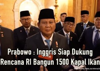 Prabowo: Inggris Siap Dukung Rencana RI Bangun 1500 Kapal Ikan