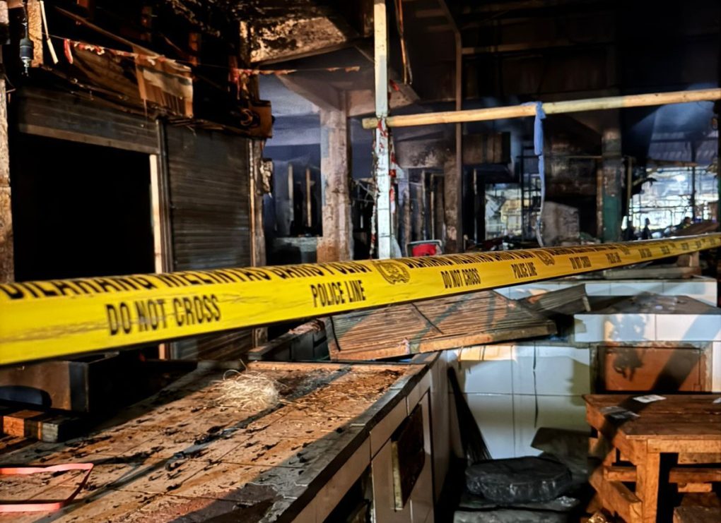 Kebakaran kios di Purwakarta