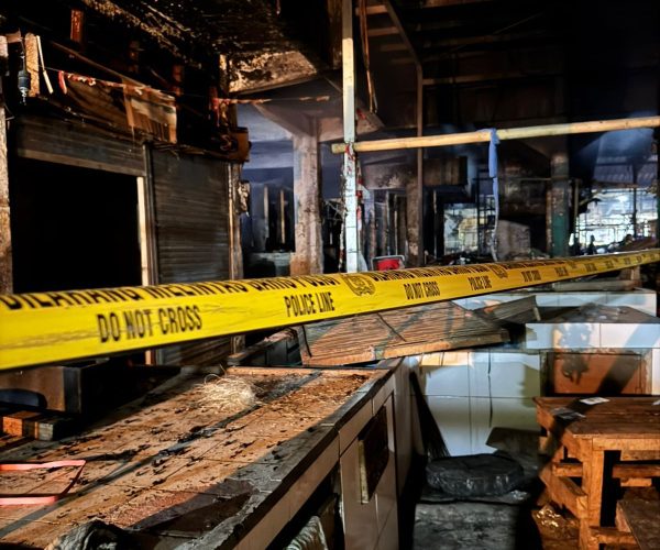 Kebakaran kios di Purwakarta