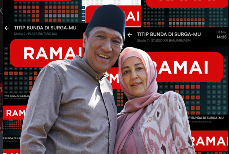 Meriam Bellina dan Ikang Fawzi sebagai Pasutri dalam Film ‘Titip Bunda di SurgaMu’