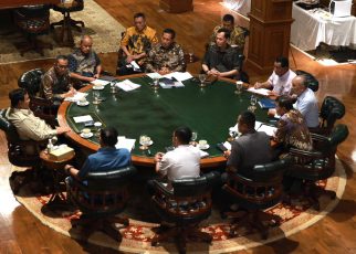 Prabowo rapat di Hambalang