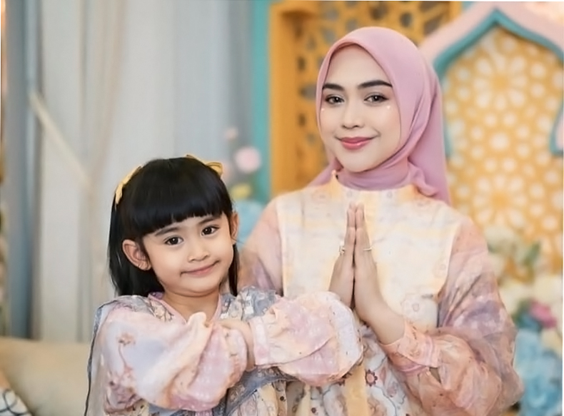 Ria Ricis Rayakan Lebaran Hanya Berdua dengan Moana, Tanpa Keluarga Besar