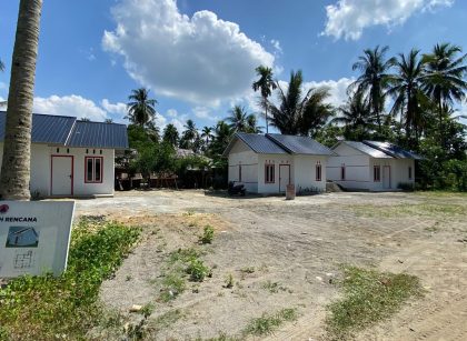 Unit percontohan huntap di Kecamatan Juli, Bireuen, Aceh