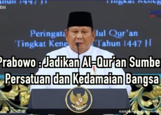 Prabowo: Jadikan Al-Qur’an Sumber Persatuan dan Kedamaian Bangsa