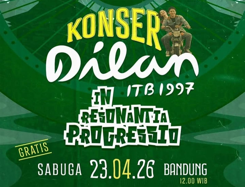 Falcon Pictures Siap Gelar Konser Dilan ITB 1997 di Lapangan Sabuga, Bandung