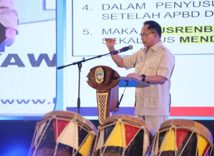 Mendagri Buka Musrenbang RKPD Sumut